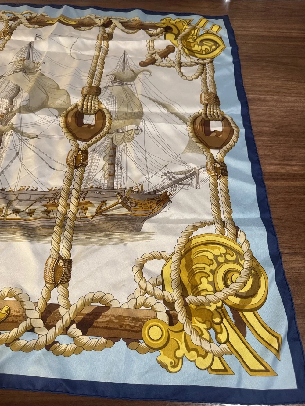 Hermes Paris silk scarf